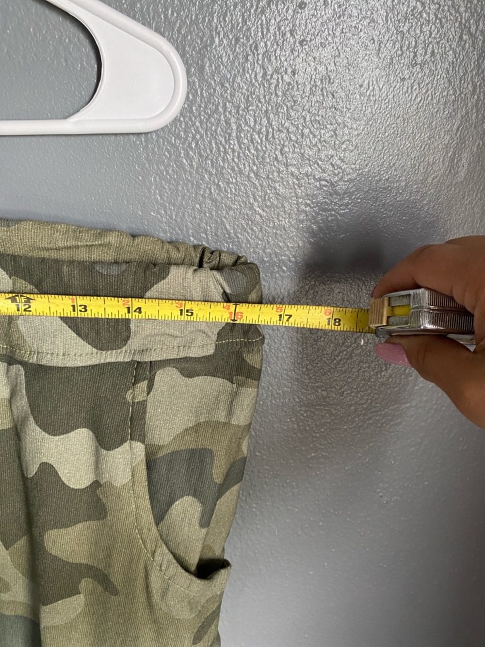 Camo Cargo Joggers with Sequin Pocket Detail - Picture 10 of 10